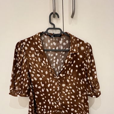 Bluse mit Reh Muster