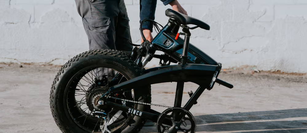 Electric folding bike Aventon Sinch