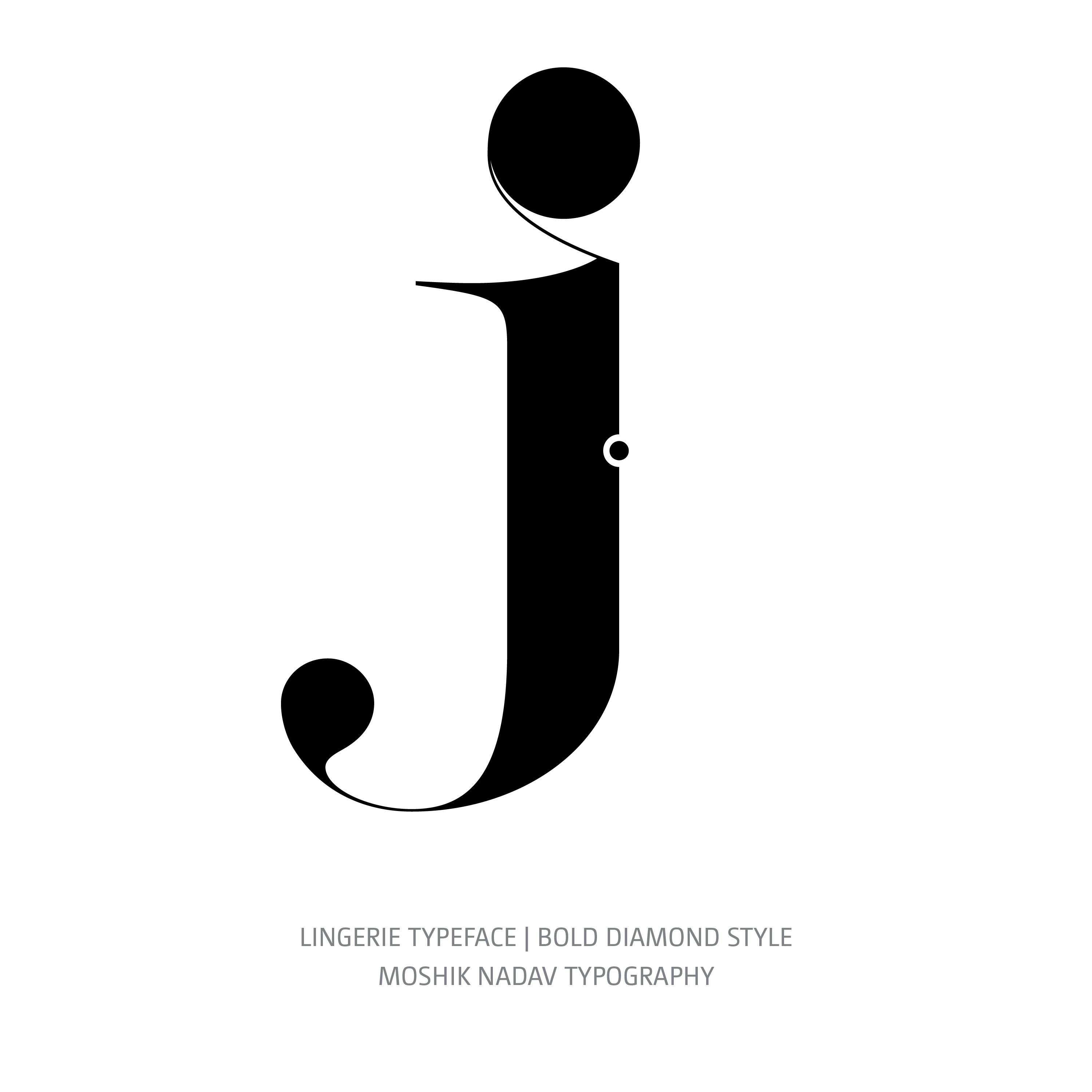 Lingerie Typeface Bold Diamond j