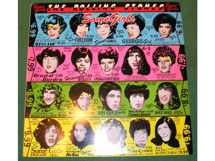 ROLLING STONES "SOME GIRLS" - 1978 GERMAN 1st PRESS ***BANNED JACKET***