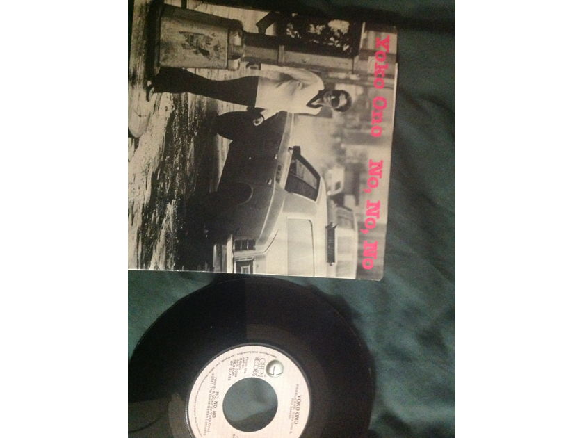 Yoko Ono - No No No Geffen Records 45 Single With Picture Sleeve Vinyl NM