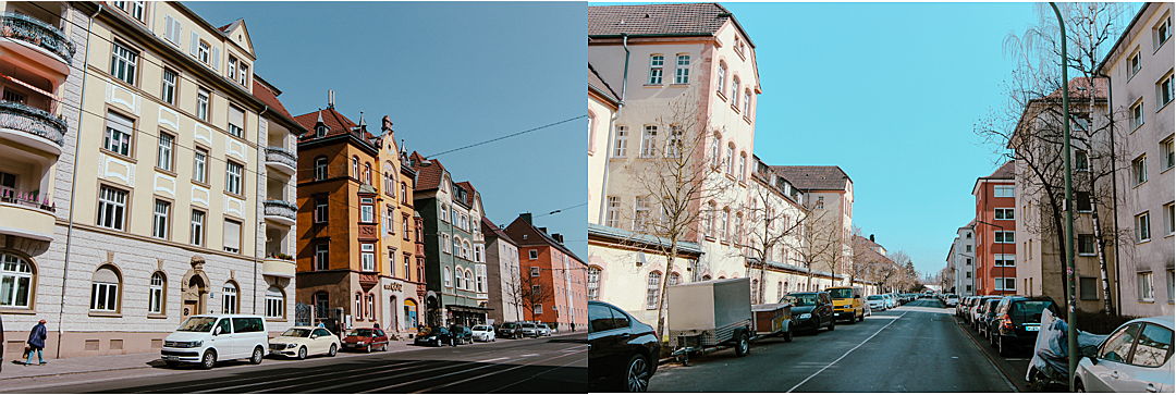  Würzburg
- Frankfurter und Fasbender Straße in der Zellerau