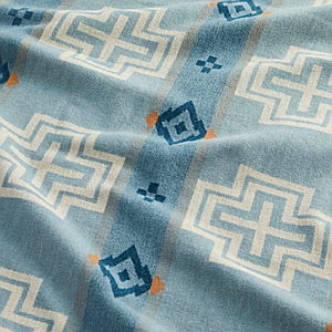 Pendleton San Marino Organic Cotton Blanket. Color: Shale. Size: King