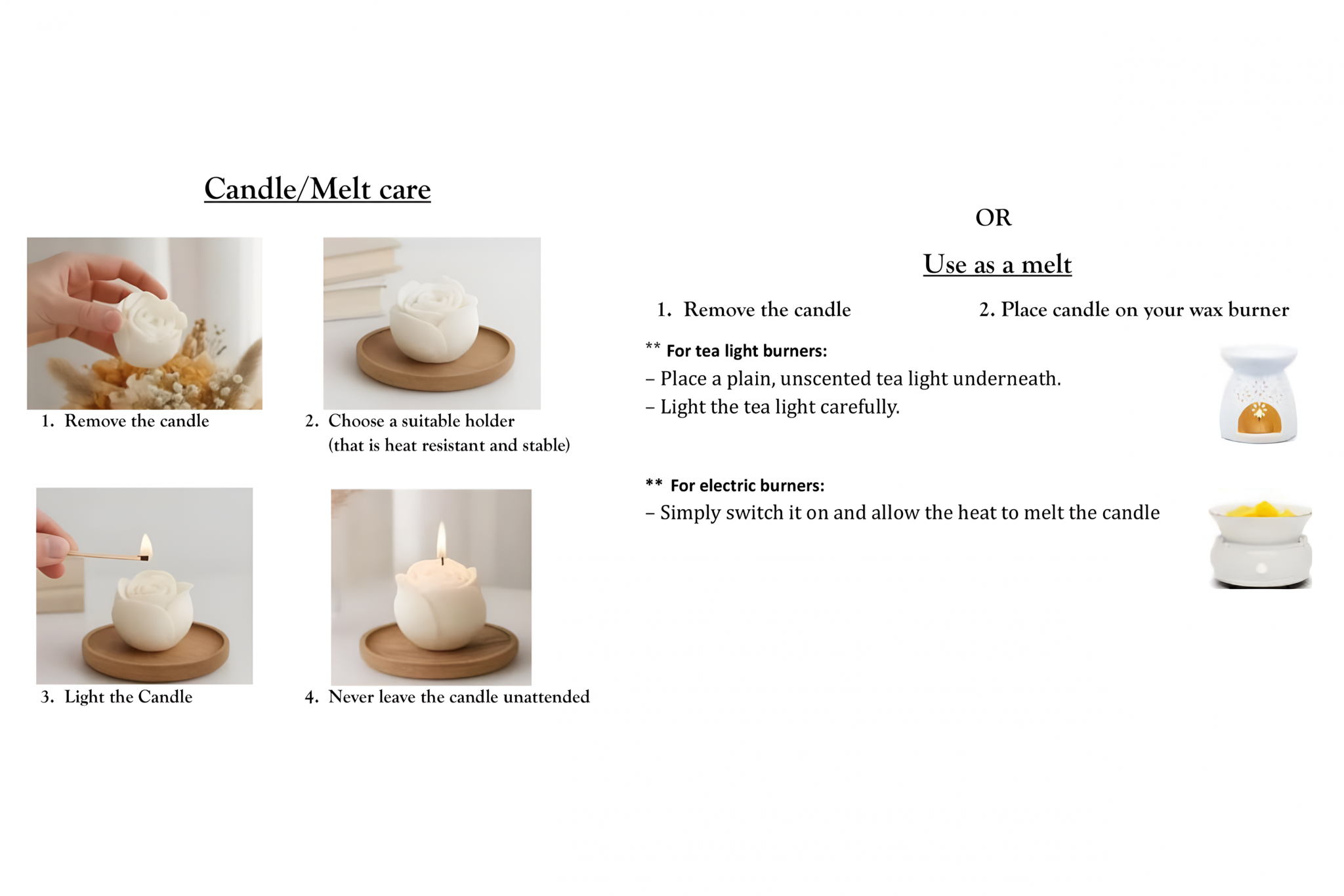 Passionfruit Papaya Candle/Melt Handbag Flower Bouquet - Image 6