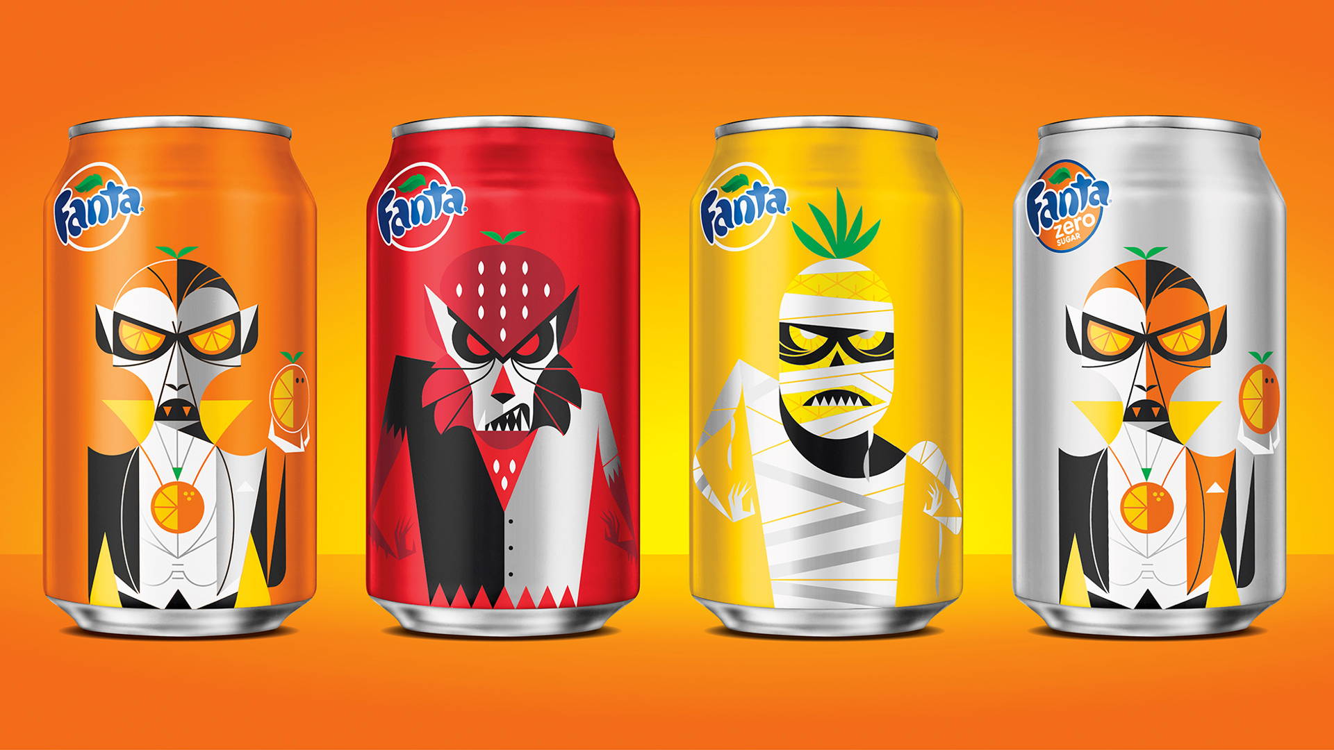 Featured image for Fanta Debuts Adorable Cans Just In Time For Halloween