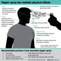 physical effects of pepper spray illustration physical effects of pepper spray illustration