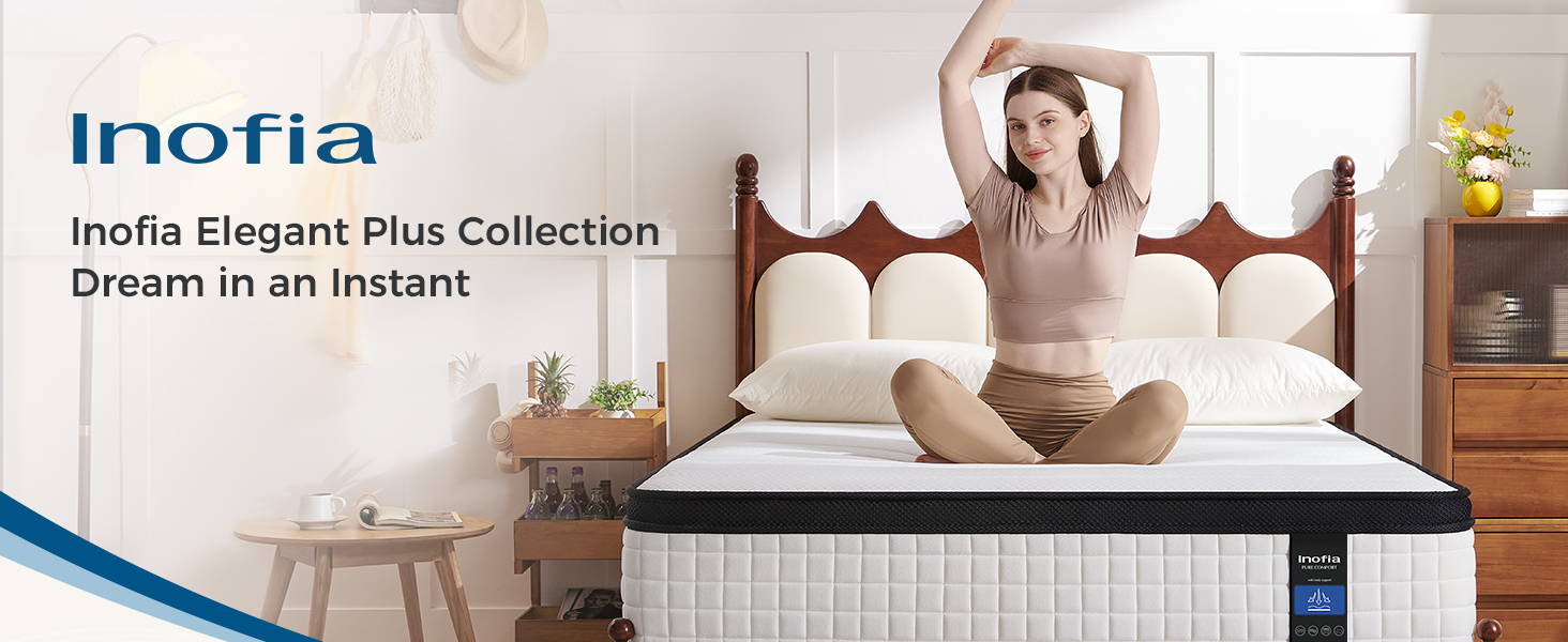 Inofia 3FT Single Mattress,12 Inch CloudLux Memory Foam Mattress with Pocket Sprung,Medium Firm with Tencel Fabric,Fire Resistant Barrier,Pressure Relieving,OEKO-TEX Certified Single(90×190×30cm)