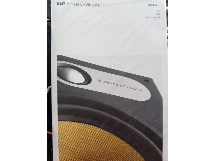 B&W 683 Pair of Dual Loudspeakers 6.5" - Great Condition