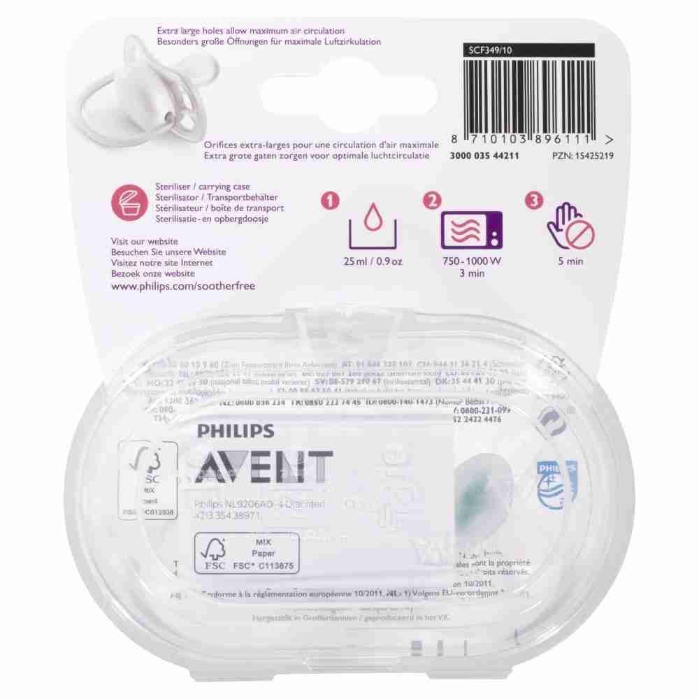 Avent Ultra Air BPA Free Soother 18m+ 2 Pack - Image 3
