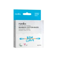 Coton-tiges Bio en Bambou - Bleu
