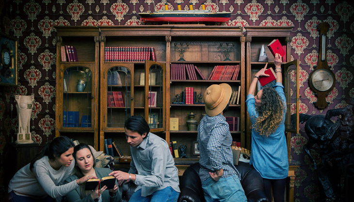 teamescape deko regal mit kindern