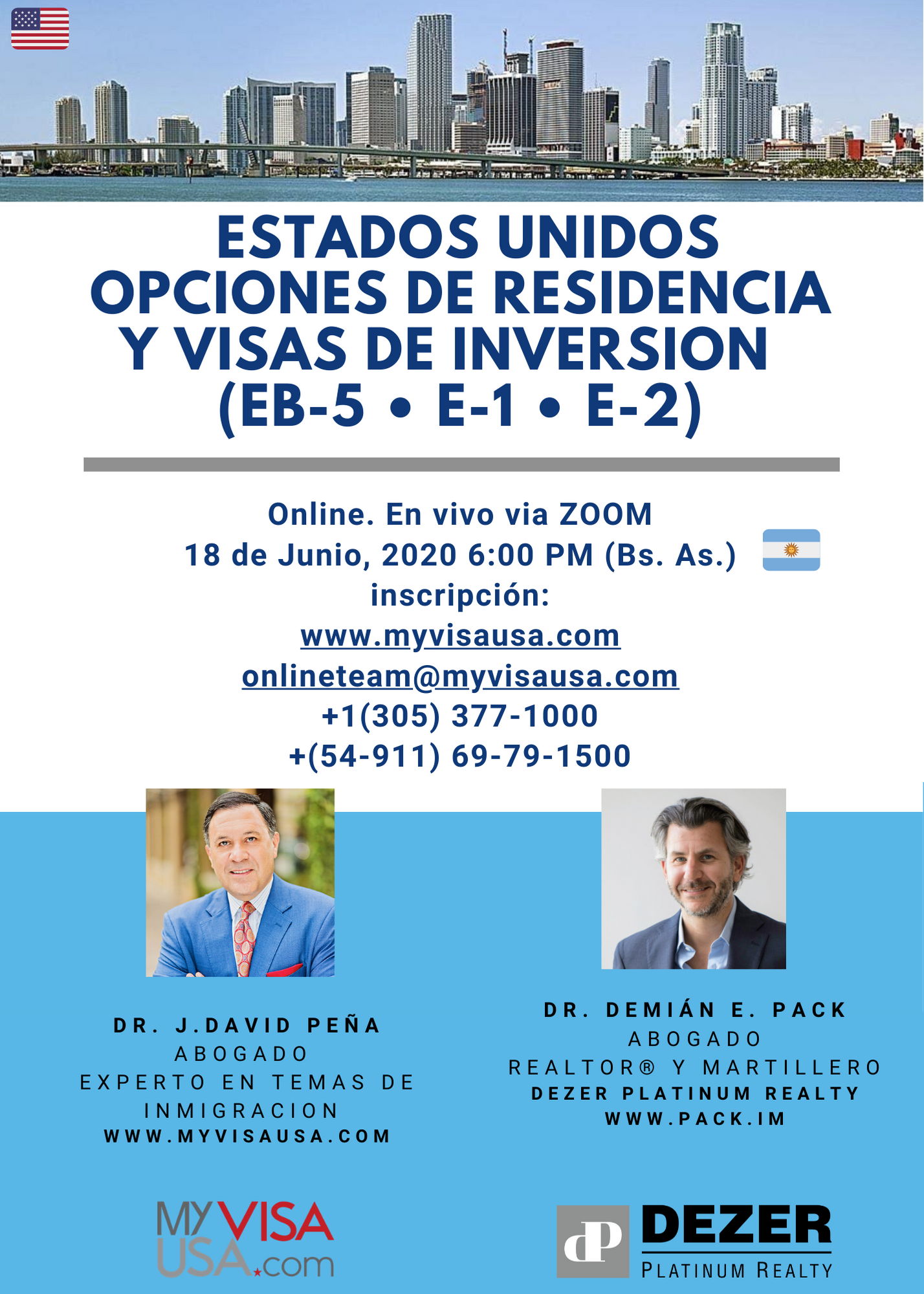 featured image for story, WEBINAR: VISAS DE INVERSION EN ESTADOS UNIDOS (EB-5 • E-1 • E-2)