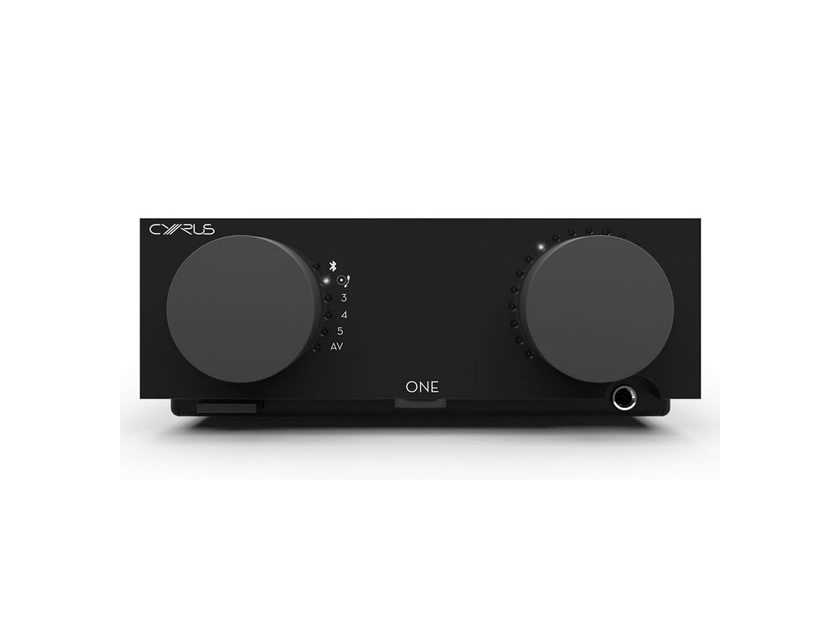 CYRUS One Integrated Amp: New-In-Box; Full Warranty; Free Shipping; Free Upgraded Connex Power Cord & Music Hall de-be Headphones