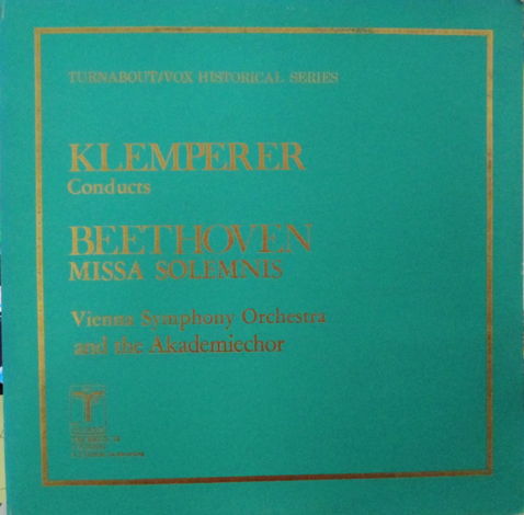 レコード 2LP Klemperer in Budapest Beethoven