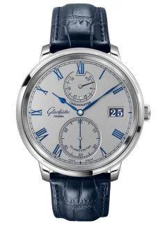 Senator Chronometer White Gold / Silver / Alligator / Folding