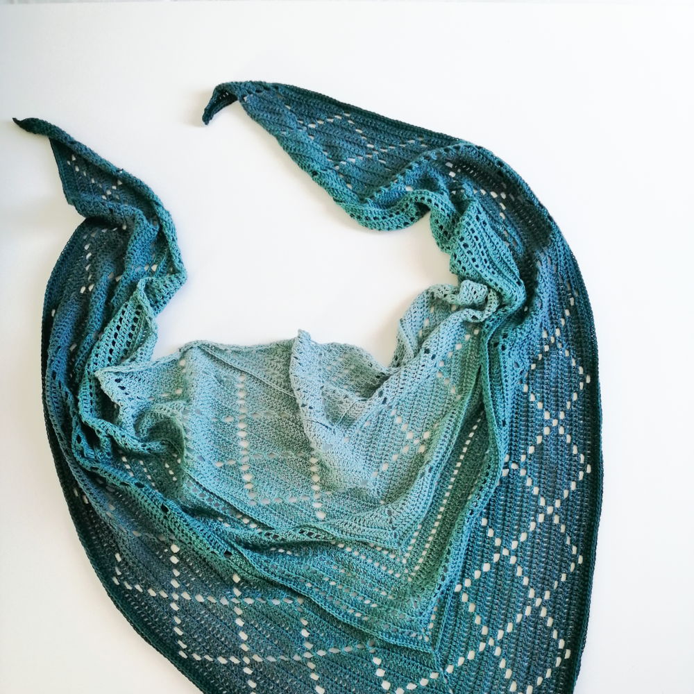 Diamonds of the Night Shawl