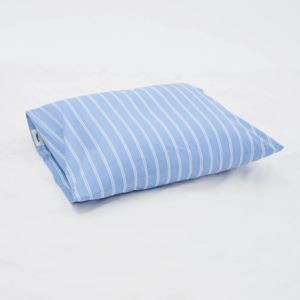 Queen Percale Pillow Sham - Island Blue Stripes