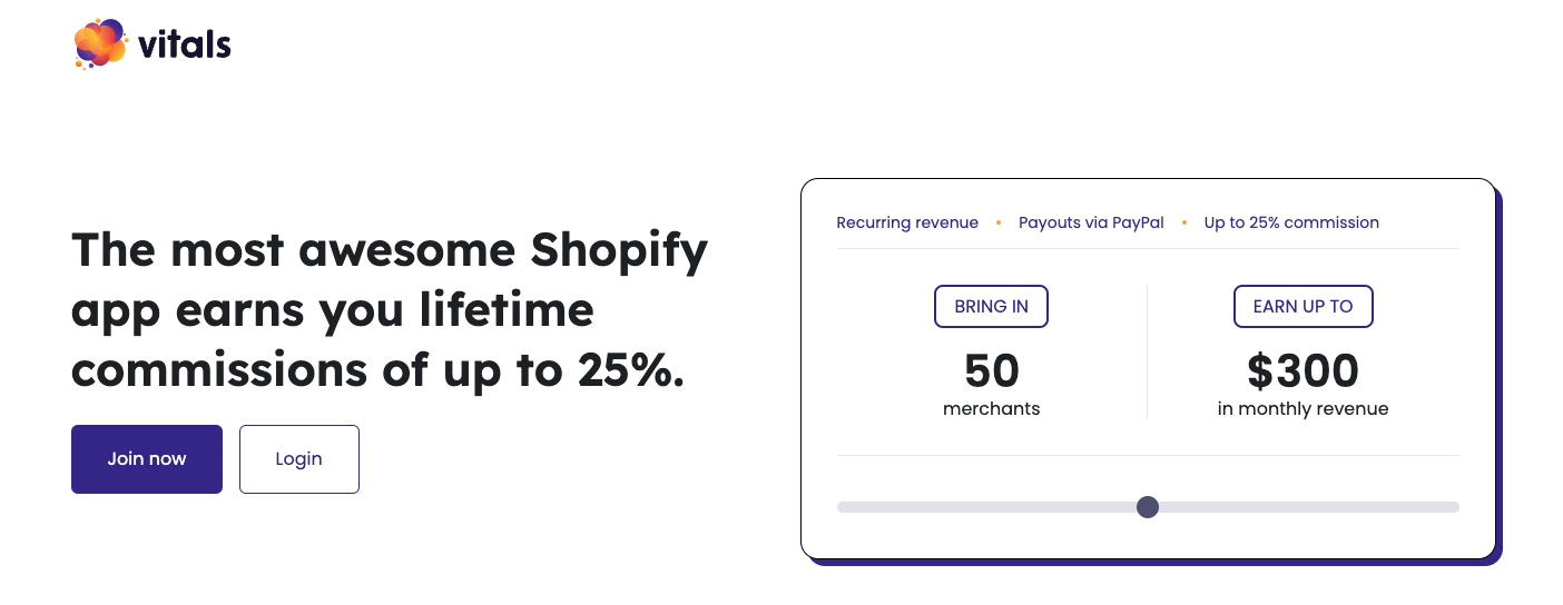 vitals affiliate program