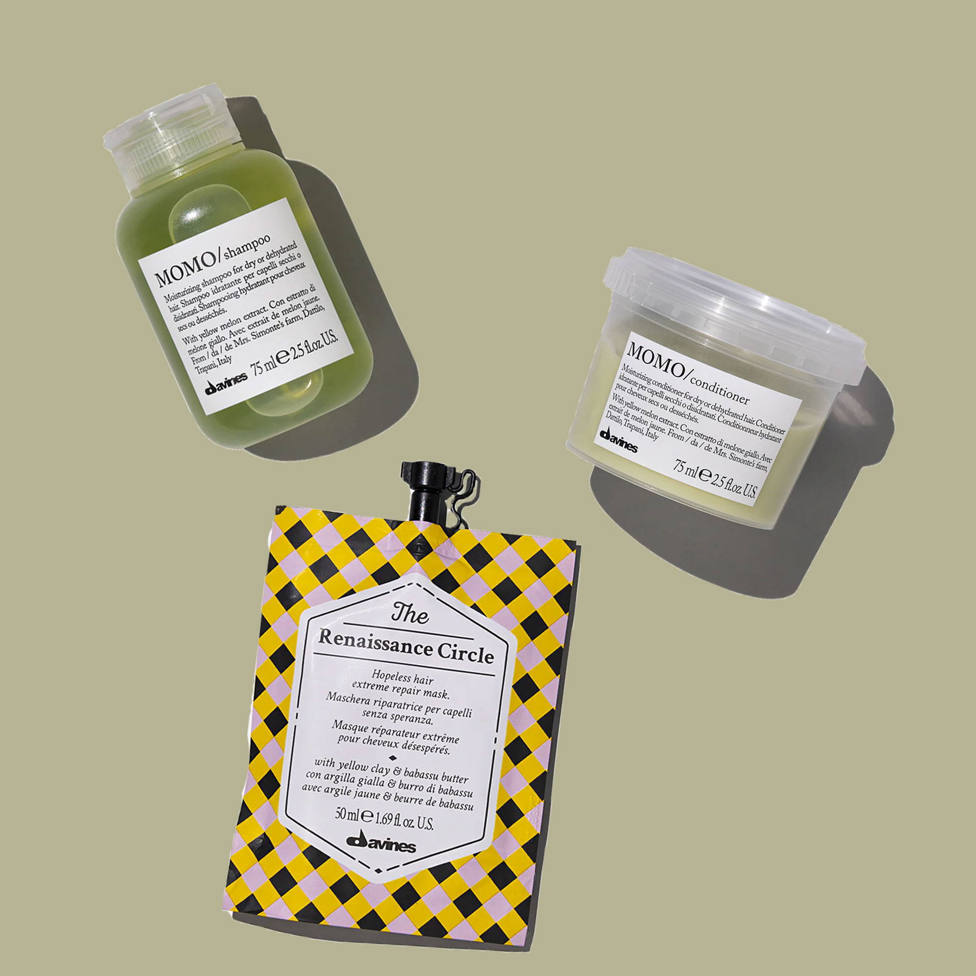 Davines - Kit capelli secchi