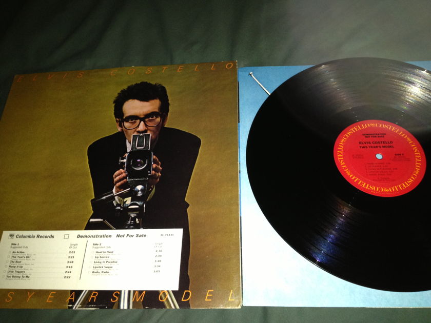 Elvis Costello - This Year's Model Promo LP NM With Costello LP Labels
