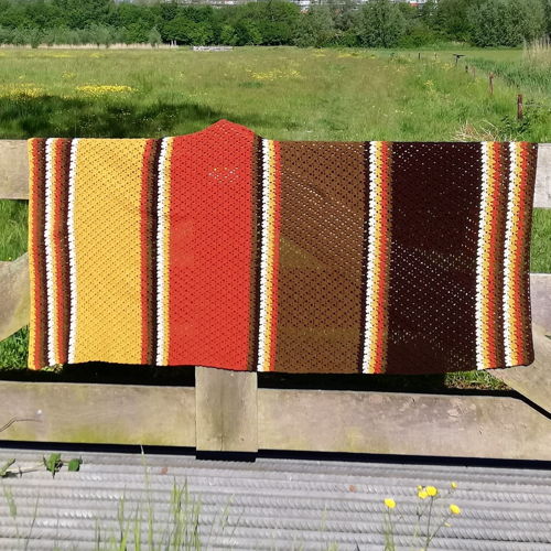 Retro woondeken "Autumn glory"