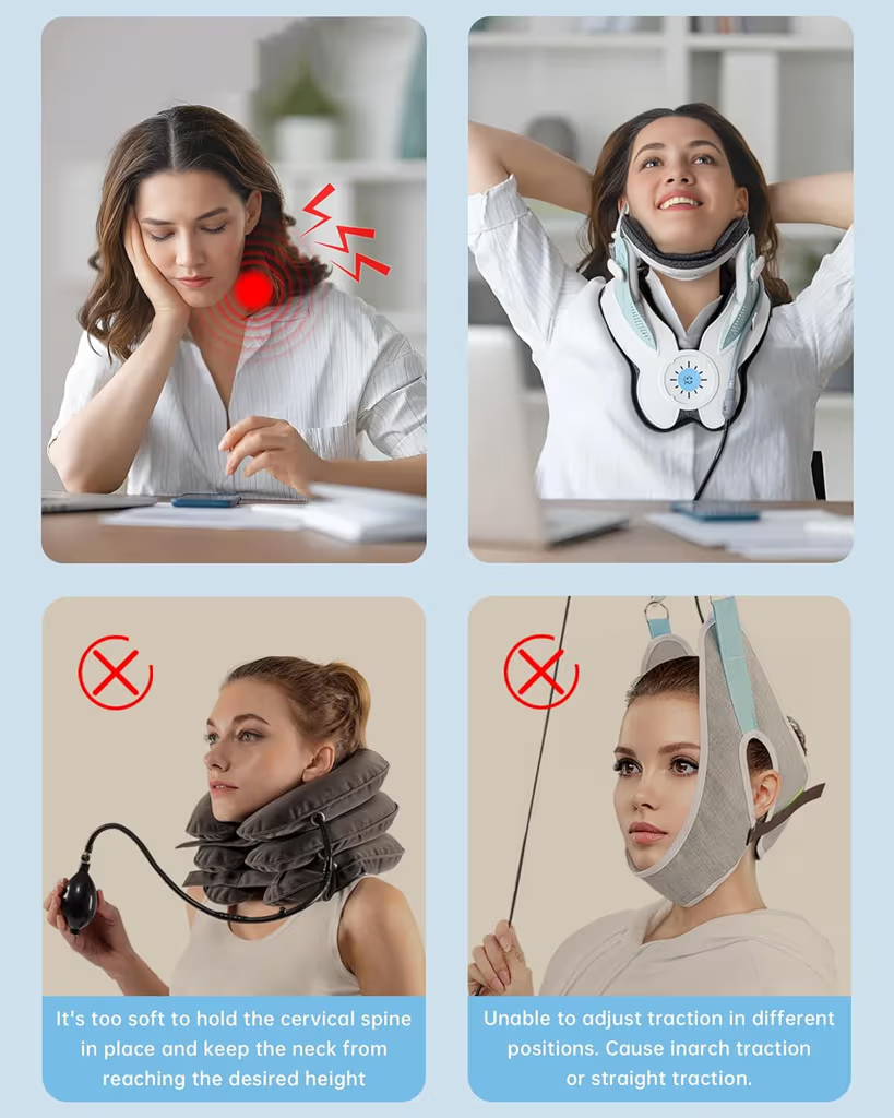Cervical Neck Traction Device for Home Use