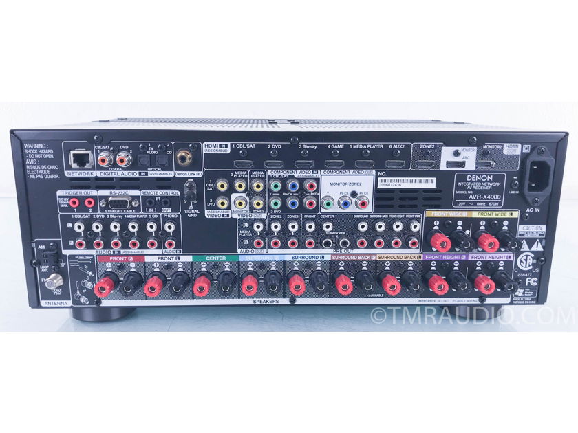 Denon AVR-X4000 9.2 Channel Integrated Network Receiver (10274)