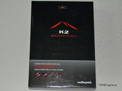 AudioQuest K2  terminated speaker cable - UST plugs 8' ...