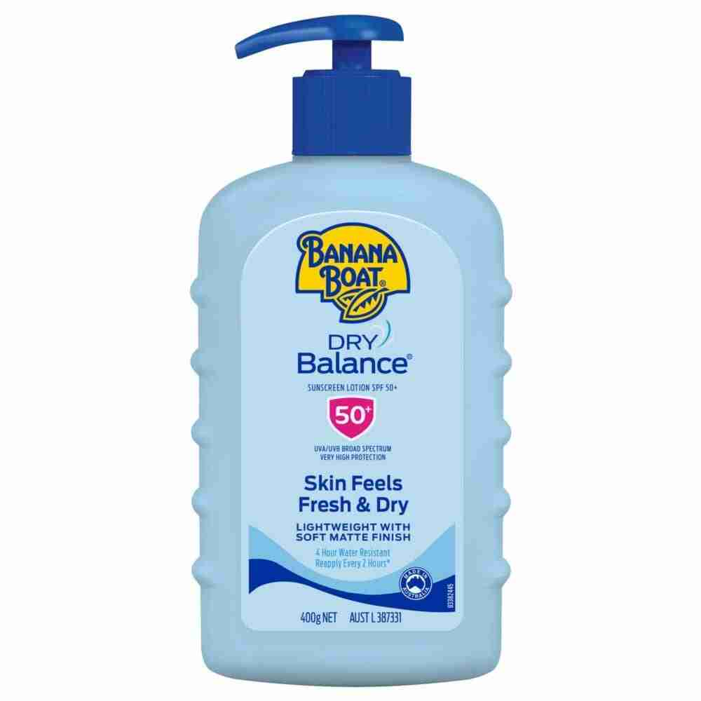 Banana Boat SPF 50+ Dry Balance Sunscreen Lotion 400g