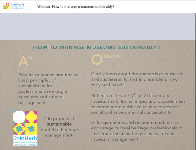  How to manage museums sustainably?