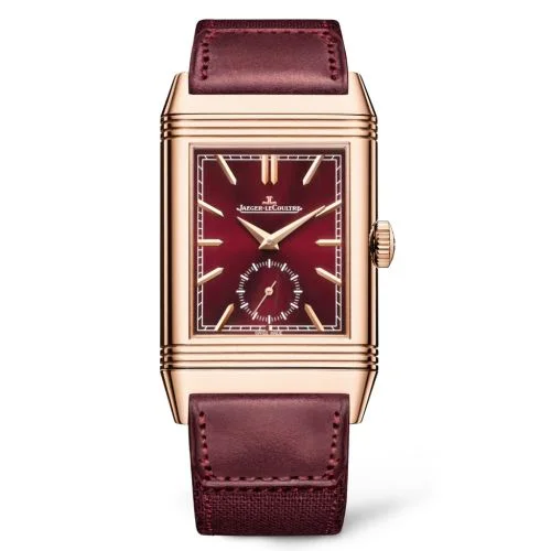 Reverso Tribute Duoface Fagliano Pink Gold / Burgundy