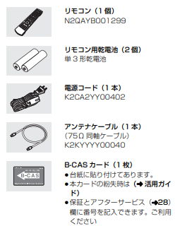 同梱品