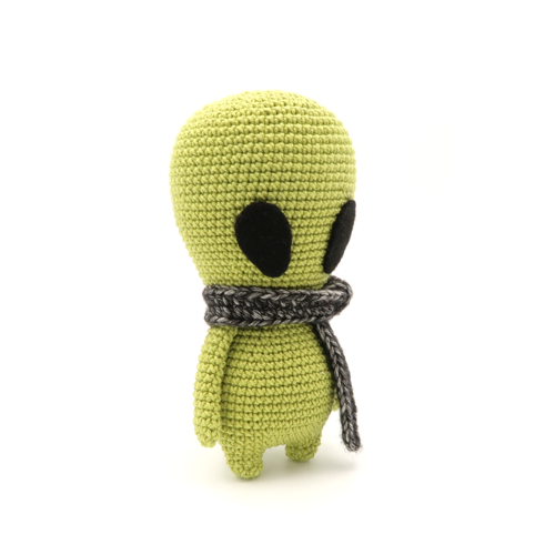 Alien Crochet Pattern, Amigurumi