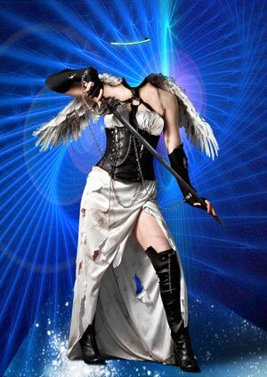 Скачать Фотошоп PSD исходник для монтажа - падший ангел