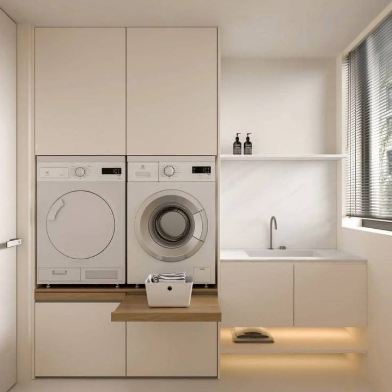 Wasmachinekast op maat