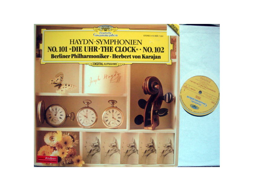 DG Digital / KARAJAN/BPO, - Haydn Symphony No.101 The Clock & No.102,  MINT!