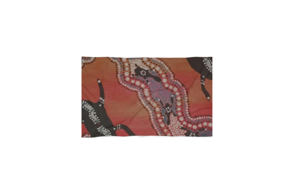 Aboriginal Art Beach Towel, Coastal Outdoor Blanket