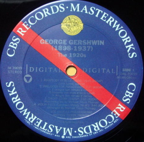 CBS Digital / TILSON THOMAS, - Gershwin Rhapsody in Blu...