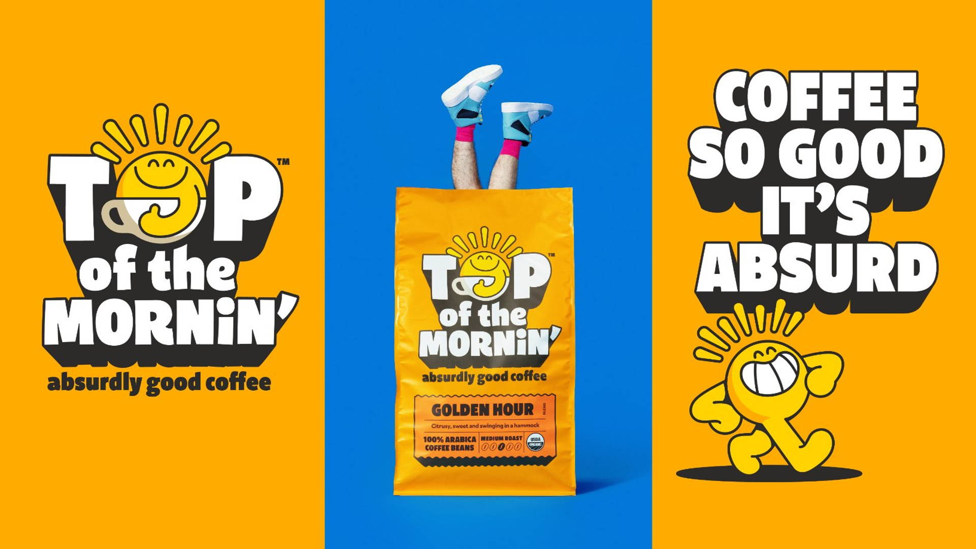 Featured image for Earthling Studios Redesigns Jacksepticeye's Top Of The Mornin' Coffee Brand