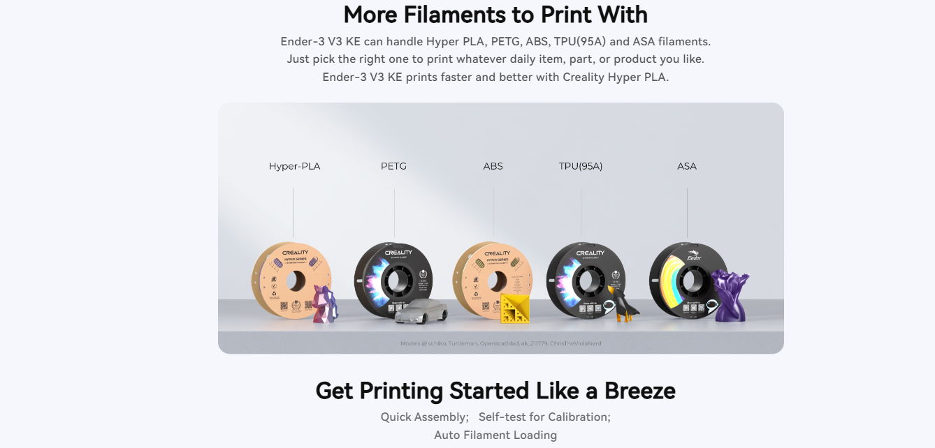 Creality Ender 3-V3-KE 3D Printer