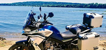 2023 CFMOTO IBEX 800S motorcycle for rent near Beebe, AR