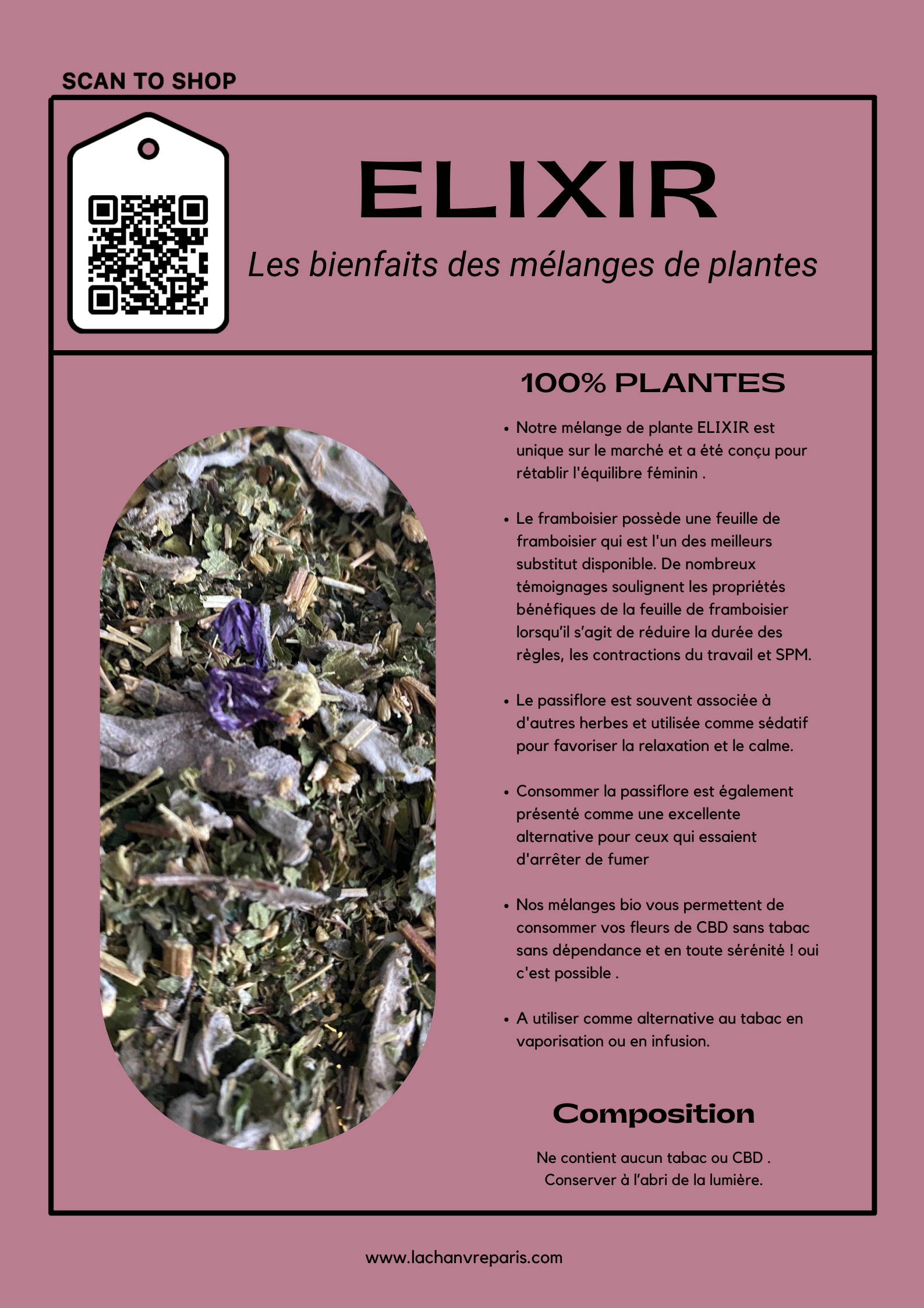 Mélanges plantes ELIXIR