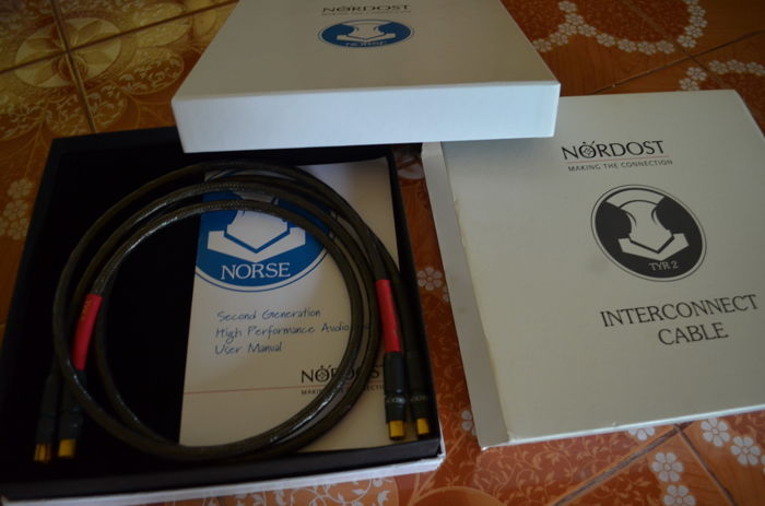 Nordost TYR  2 series pair of interconnects 1m length w...
