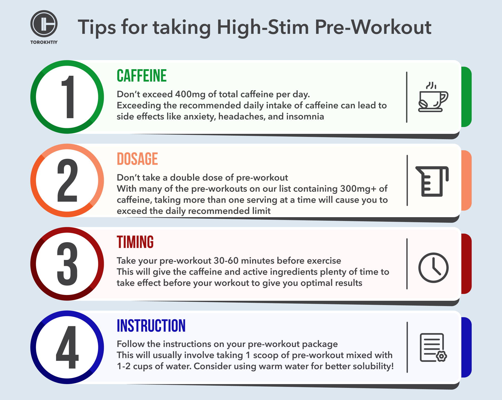 tips for taking high-stim pre-workout