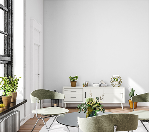 Green contemporary dining room ideas