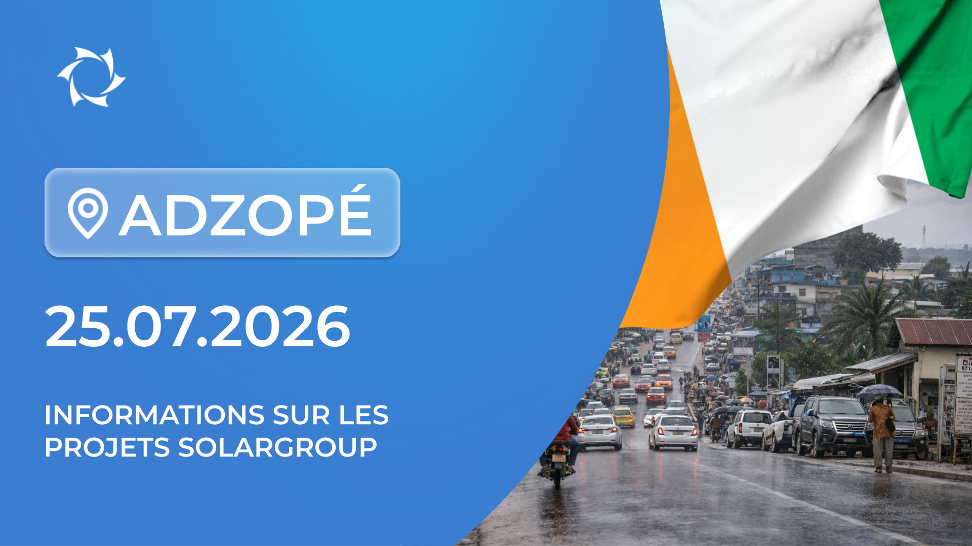 Informations sur les projets SOLARGROUP à Adzopé (Côte d'Ivoire)