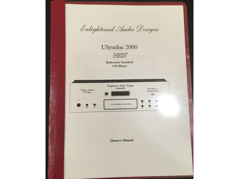 Enlightened Audio Design Ultradisc 2000 (Noble Mods)