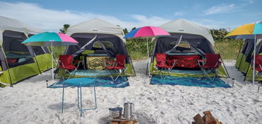 Bikes, Beaches and Bonfires  Island Camp Out near Sarasota, FL
