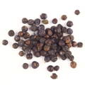 A pile of brownish red juniper berries