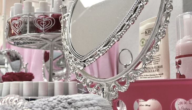 spa party spiegel kosmetik